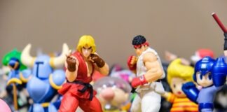 Top five MMA games Street Fighter Ken and Ryu figurines