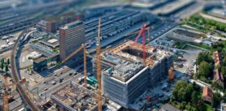 The Renaissance of the Old Manufactory aerial view photography of building