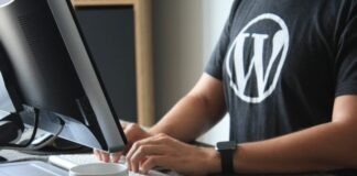 How to Switch to WordPress from Any Website or CMS person in black and white t-shirt using computer